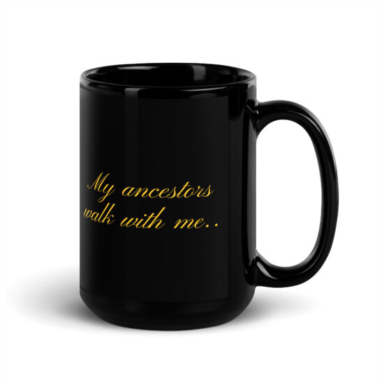 Ancestors Black Glossy Mug