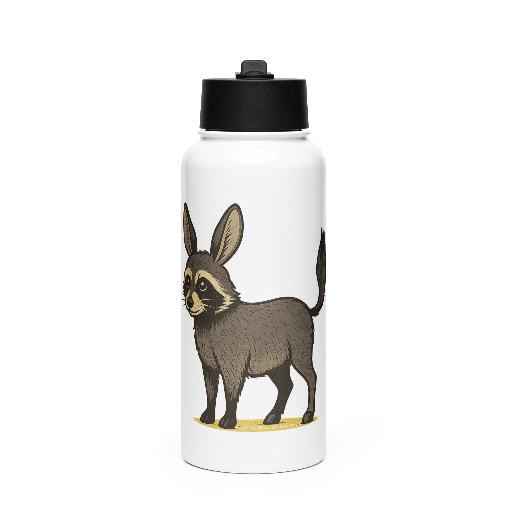Coonass Stainless Steel Water Bottle With a Straw Lid