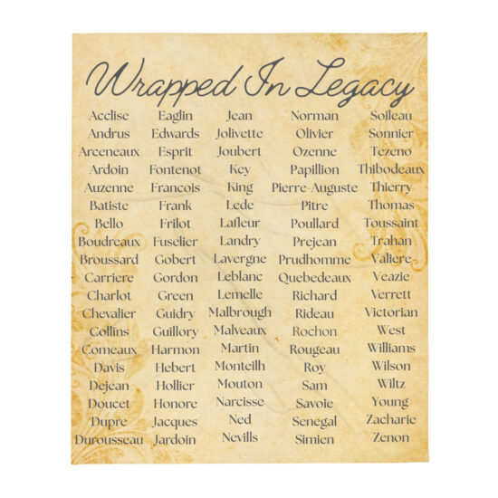 Wrapped in Legacy Throw Blanket