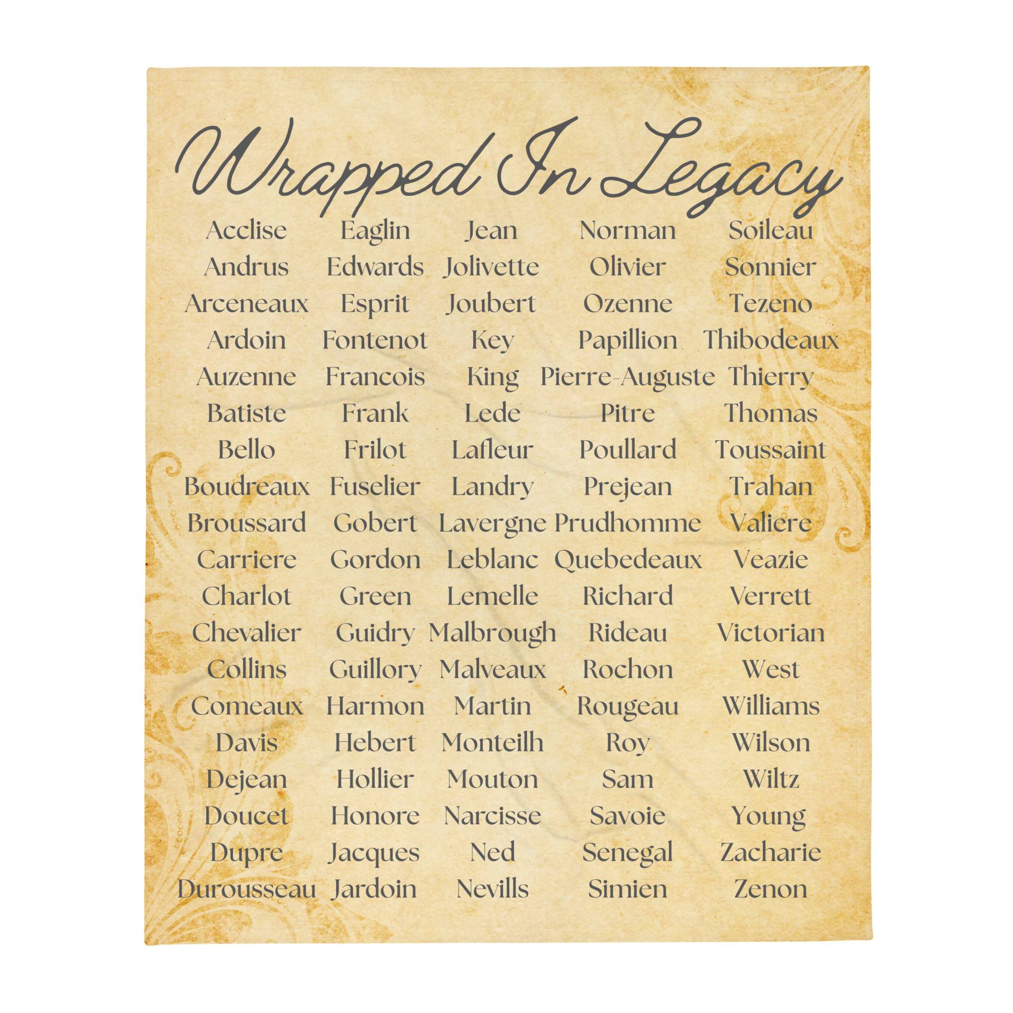 Wrapped in Legacy Throw Blanket - Image 4
